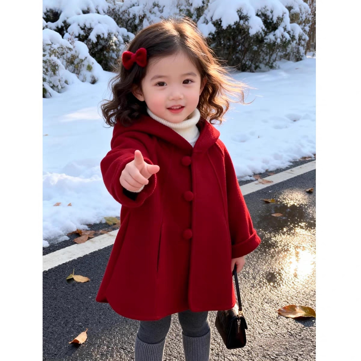 Girls Wool Coat Autumn Winter  - Baby Clothing Winter recension och pris