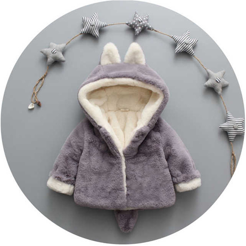 1 2 3 4 Years Plush Baby Jacke - Baby Clothing Winter recension och pris